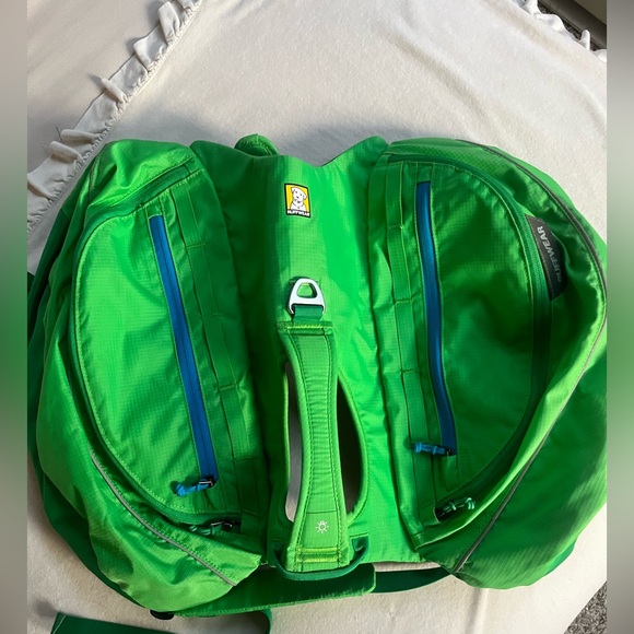 RUFFWEAR L / Xl Dog  Backpack Harness Saddlebags Approach Pack Green - Picture 1 of 15